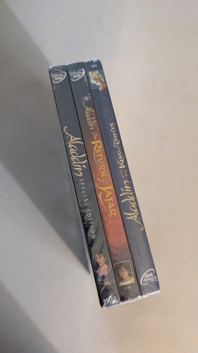 Disney aladdin movie set dvd - disney, 3