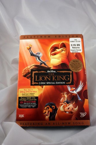 The lion king dvd - the,