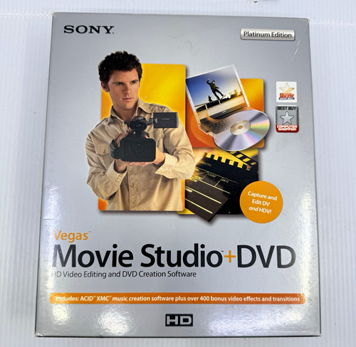 Sony vegas movie studio dvd - sony, +